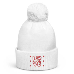 Love Pom pom beanie